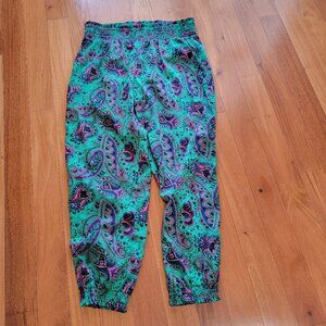 Aerie Paisley Womens Joggers
